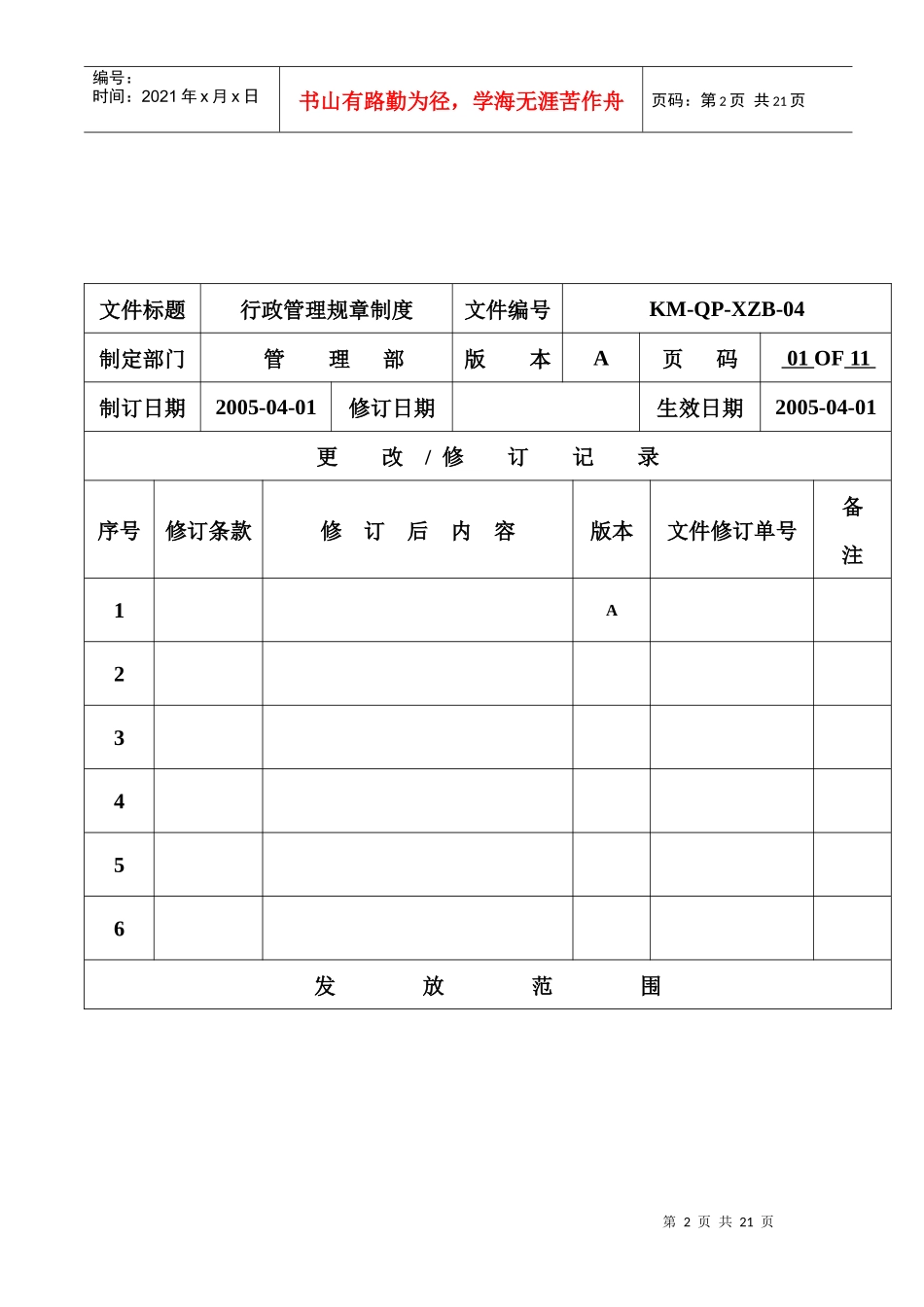 行政管理制度管制程序_第2页