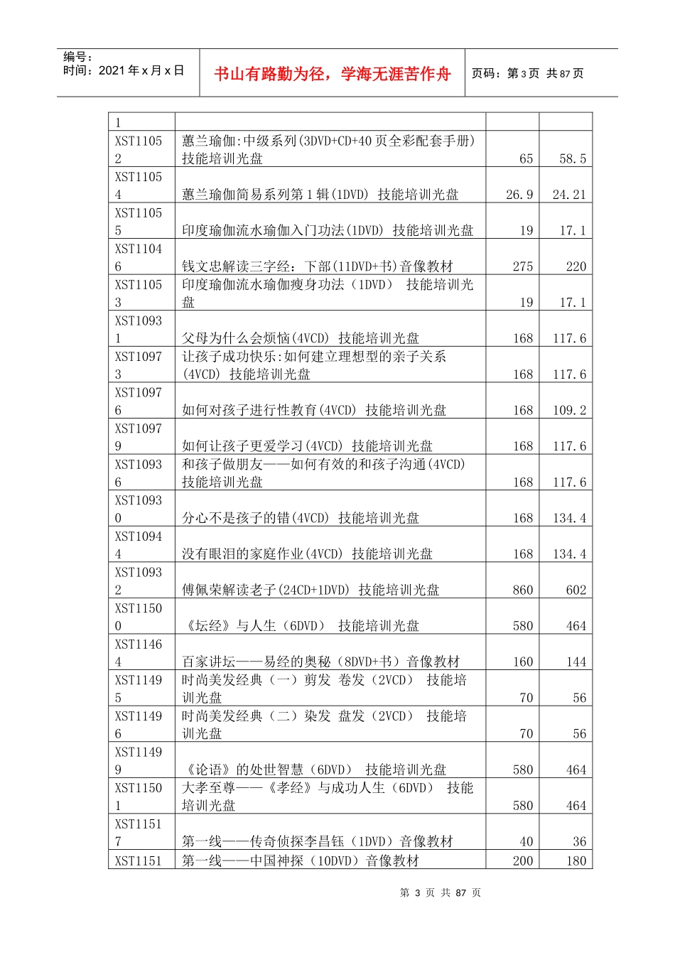 综合技能-培训光盘产品目录_第3页