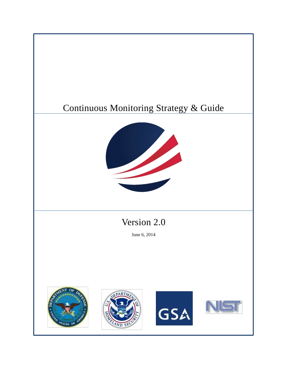 联邦风险与授权管理计划-持续监管策略及指南_第1页