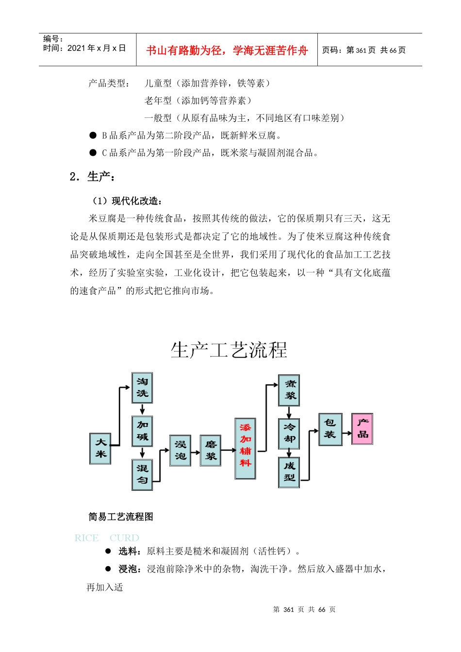 绿风食品创业计划书_第3页