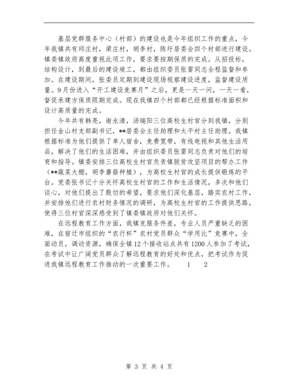 2024年10月乡镇组织工作总结范文_第3页