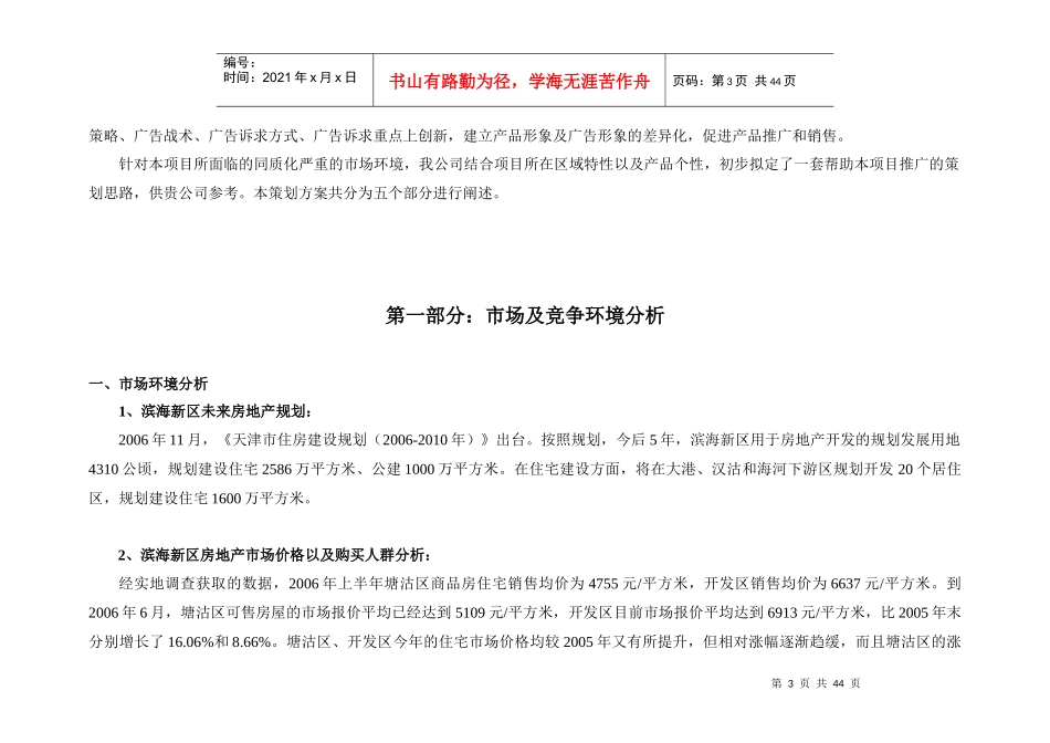 蓝山国际项目广告推广方案_第3页