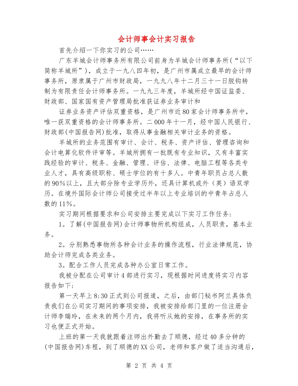 会计师事会计实习报告_第2页
