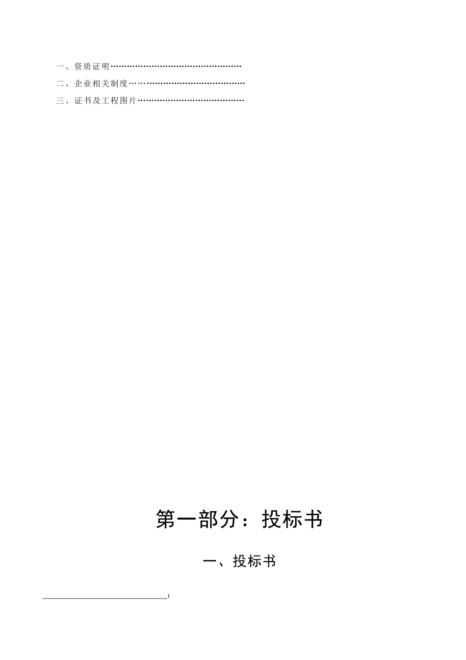 聚旺公司投标书范本_第3页