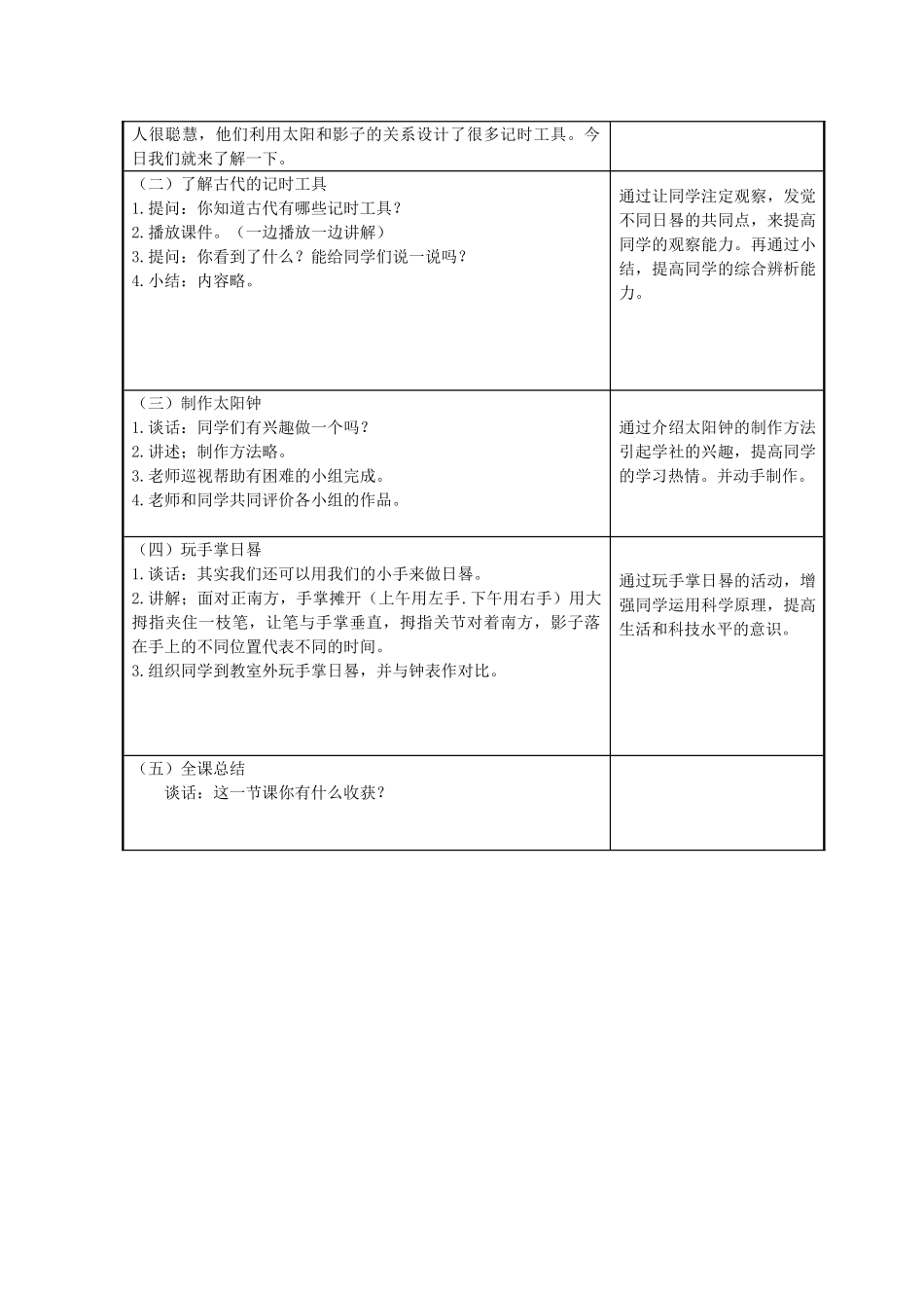 2024-2024年苏教版科学五上《太阳和影子》随堂练习_第2页