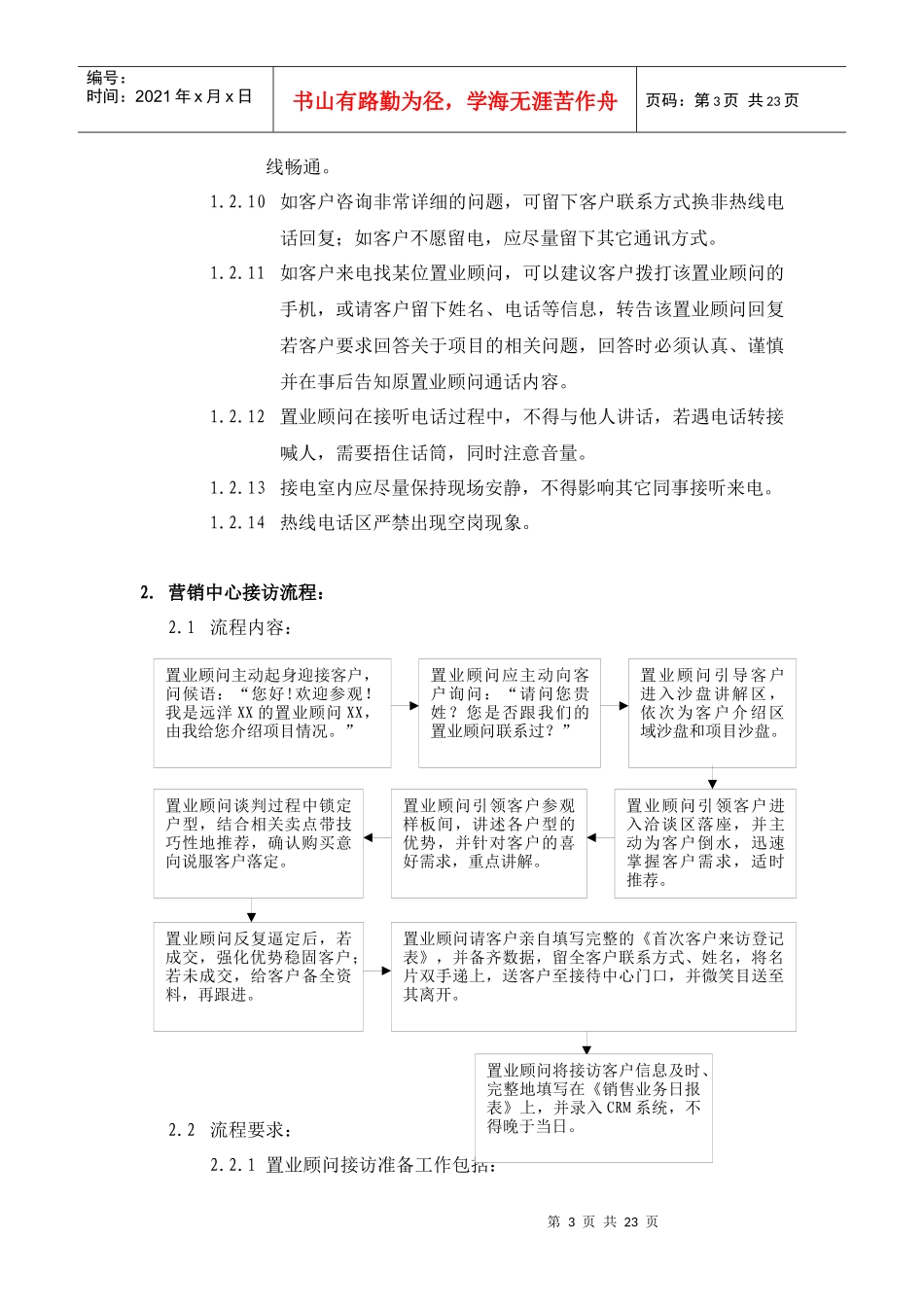 营销中心销售业务标准化流程分析_第3页