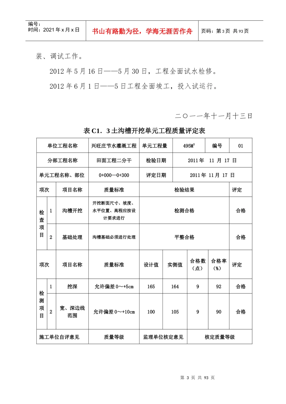 节水灌溉工程开工申请报告_第3页