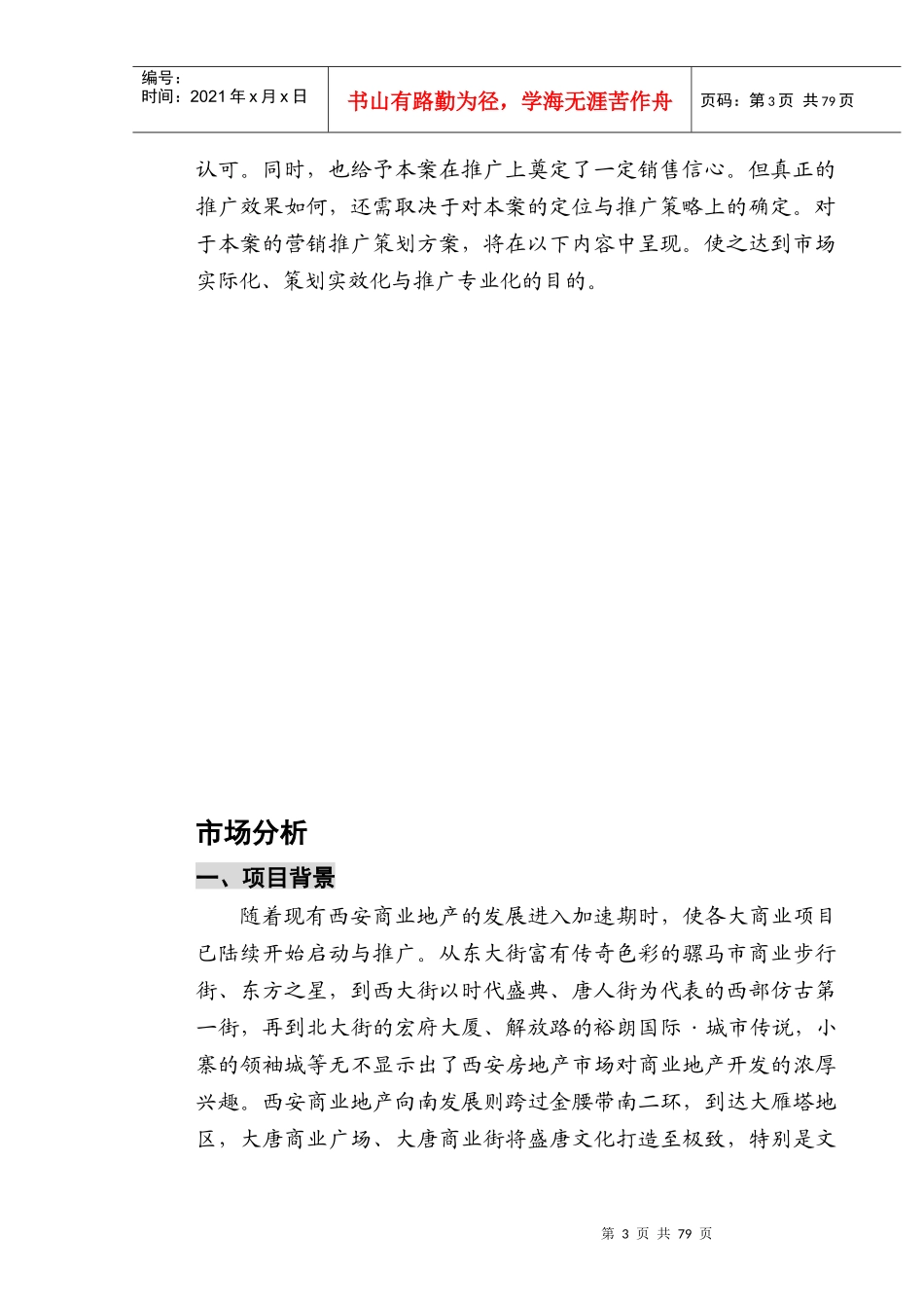 西安康复路专业市场策划案_第3页