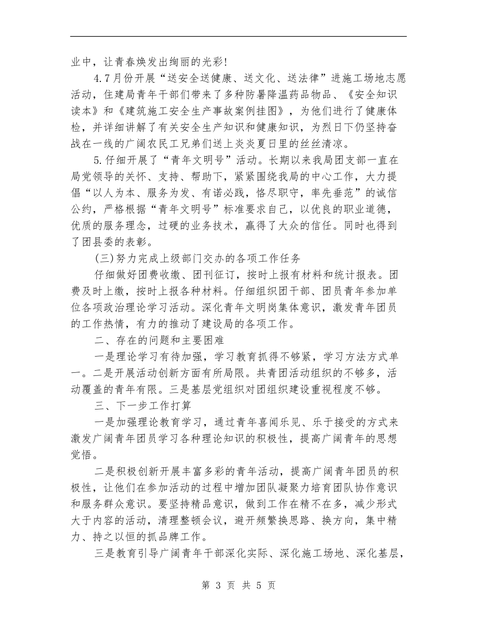 2024年度共青团工作总结【新版】_第3页