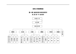 装饰公司规章制度_制度规范_工作范文_实用文档