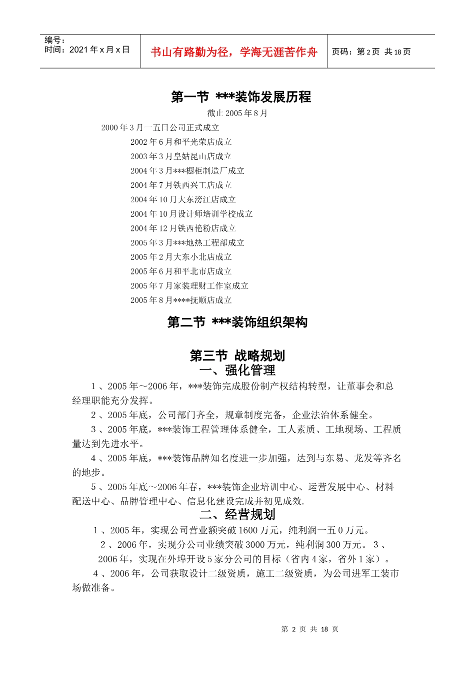 装饰公司经理工作职责手册_第2页