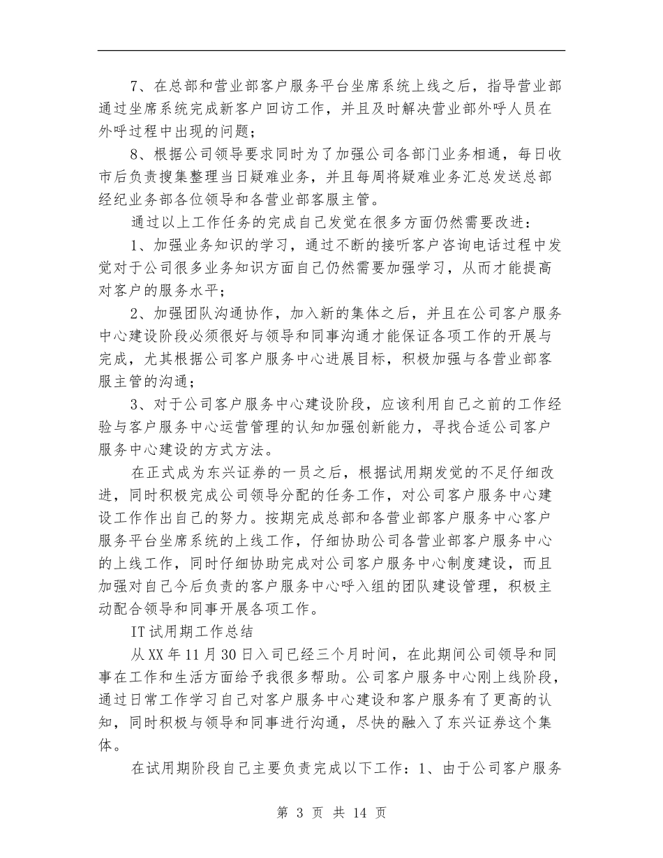 it试用期工作总结3篇_第3页