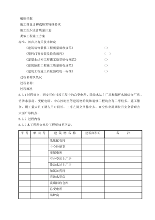 装饰装修施工组织设计方案范本(DOC28页)