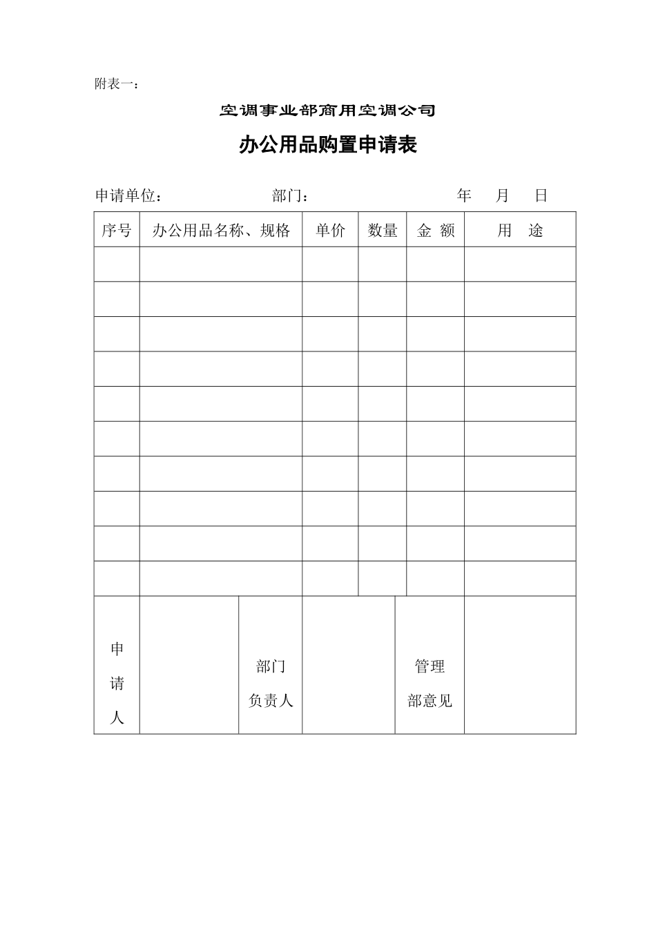 美的公司办公用品管理制度_第3页