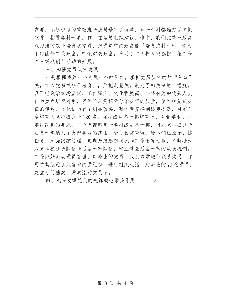 2024年11月乡镇党建半年总结_第3页