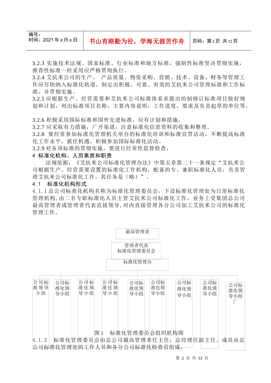 艾抗米公司标准化管理制度_第2页