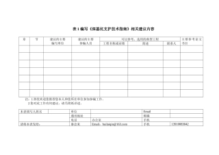 编写《深基坑支护工程指南》相关建议内容