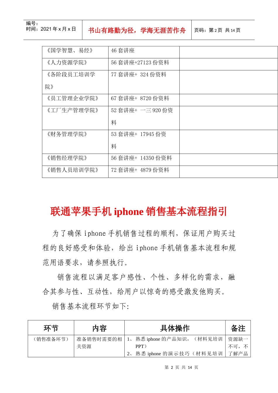 联通苹果手机iphone销售基本流程指导_第2页