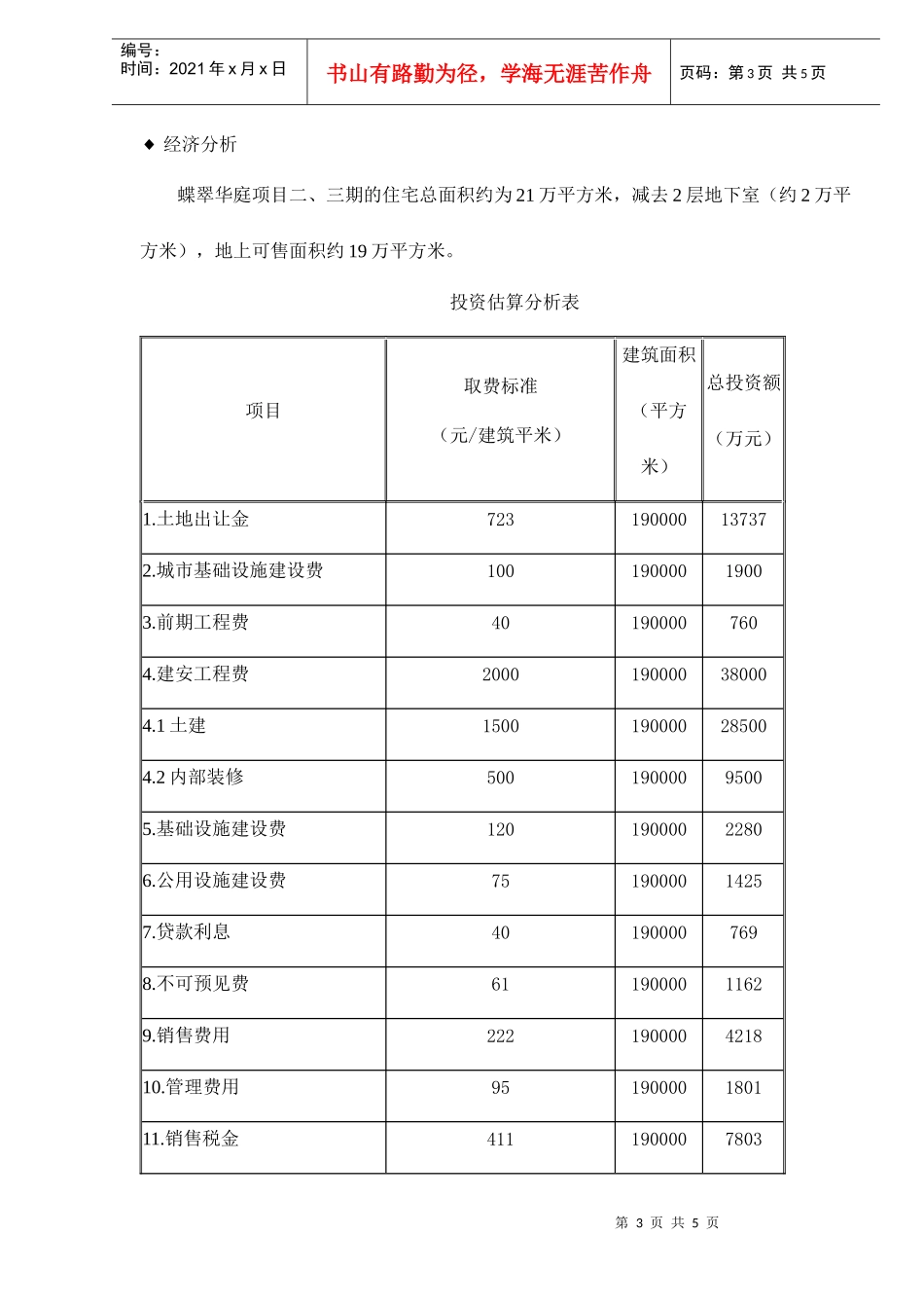 蝶翠华庭项目可行性初步分析doc5(1)_第3页
