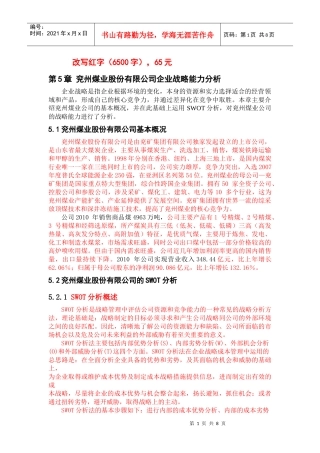 股份有限公司发展战略研究-摘要5章