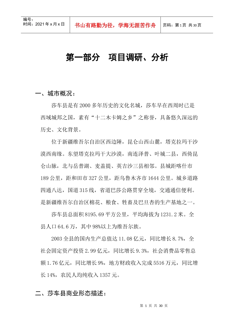 莎车商贸城营销企划推案_第2页