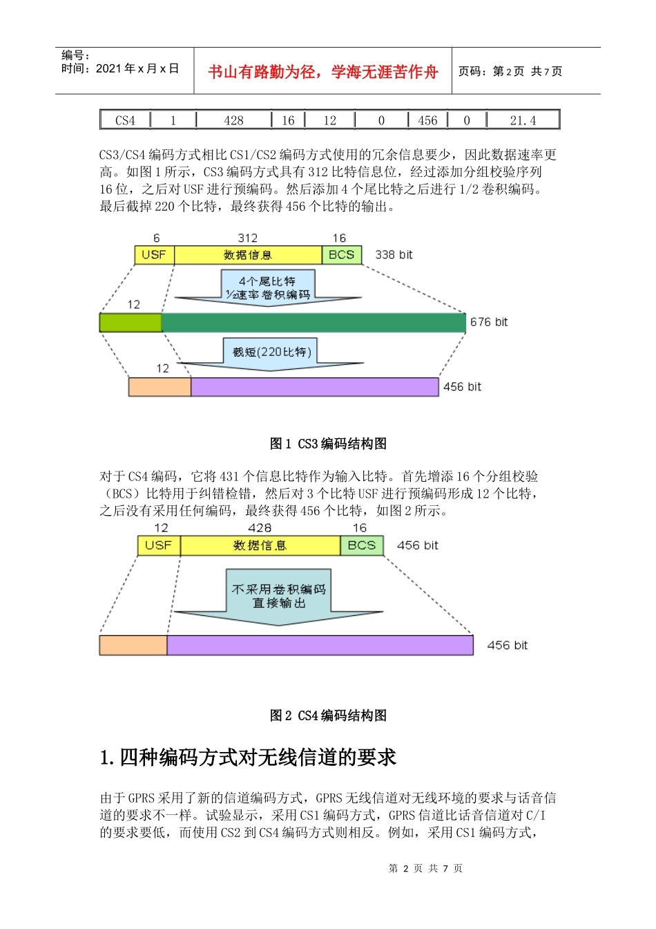 网络优化CS3CS4编码改善GPRS传输速率_第2页