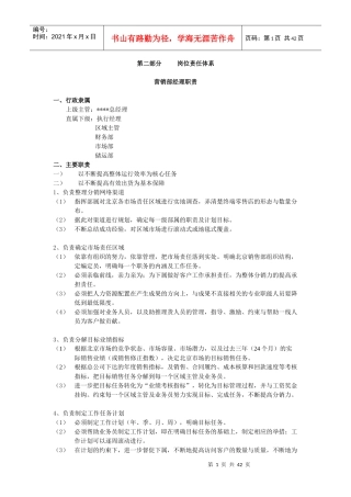 营销公司销售手册正文(41)