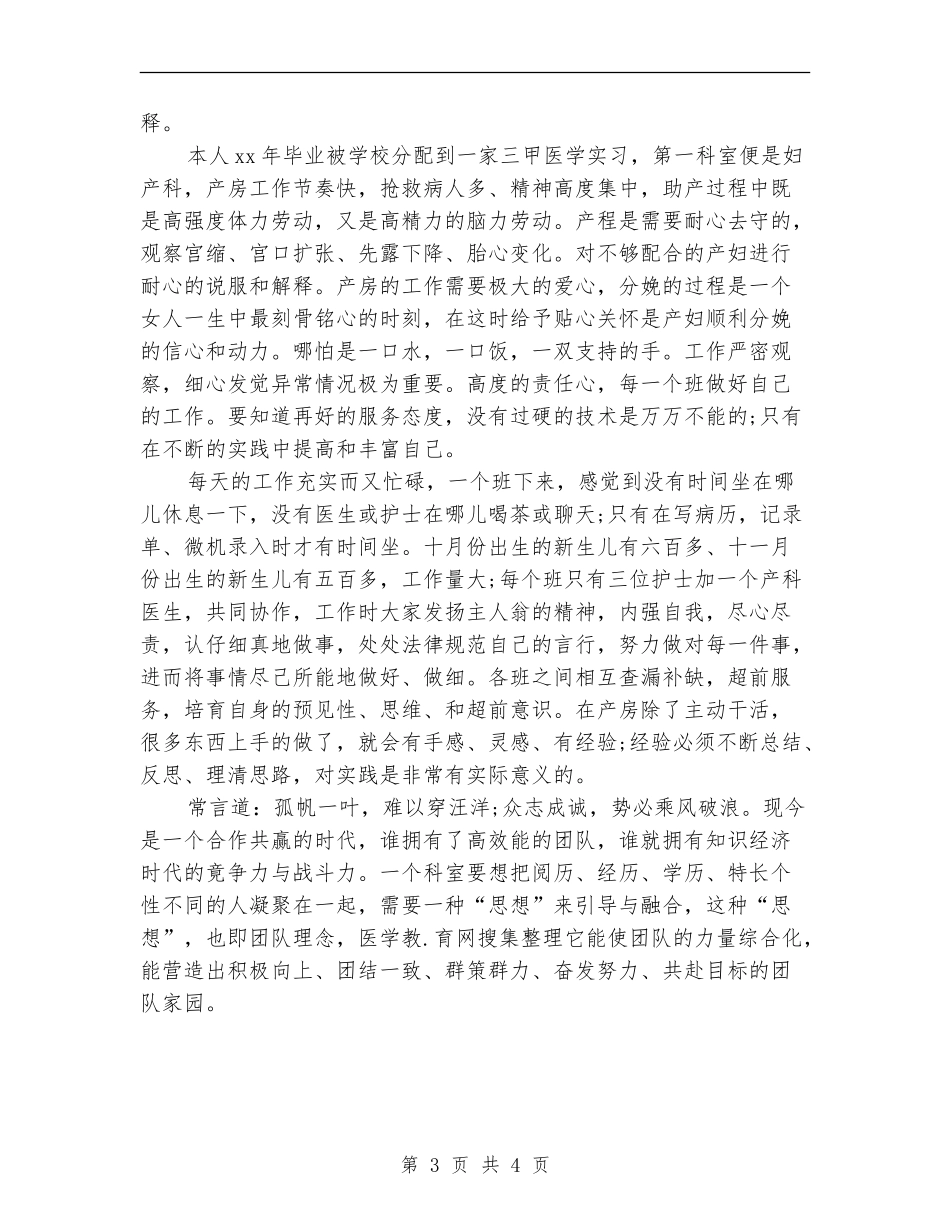 产房护士长个人总结报告_第3页