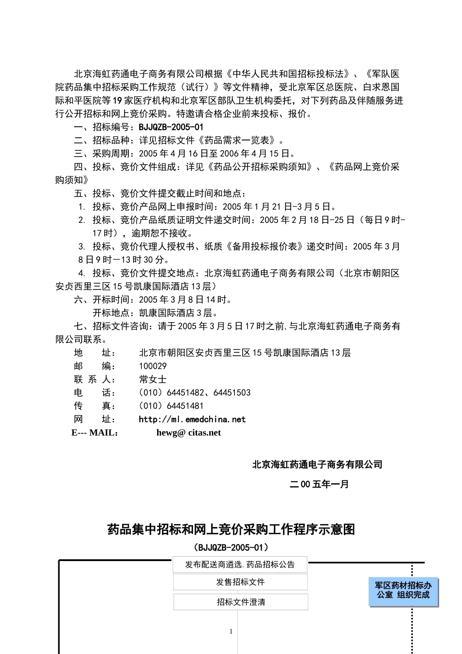 药品集中招标和网上竞价采购工作流程简图_第2页