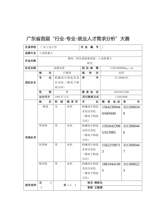 行业-专业-就业策划书