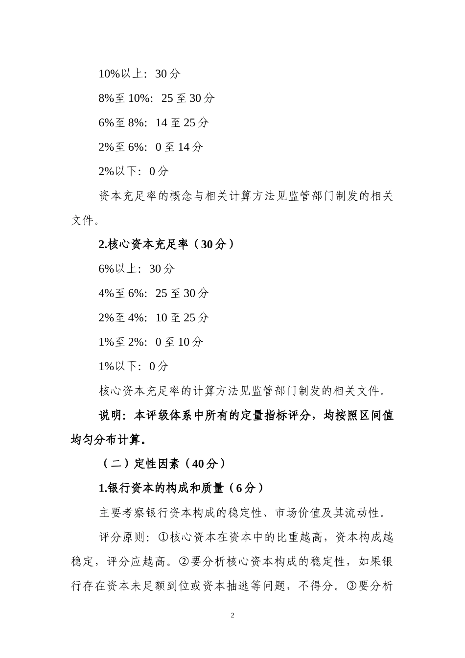 股份制商业银行风险评级体系(暂行)_第2页