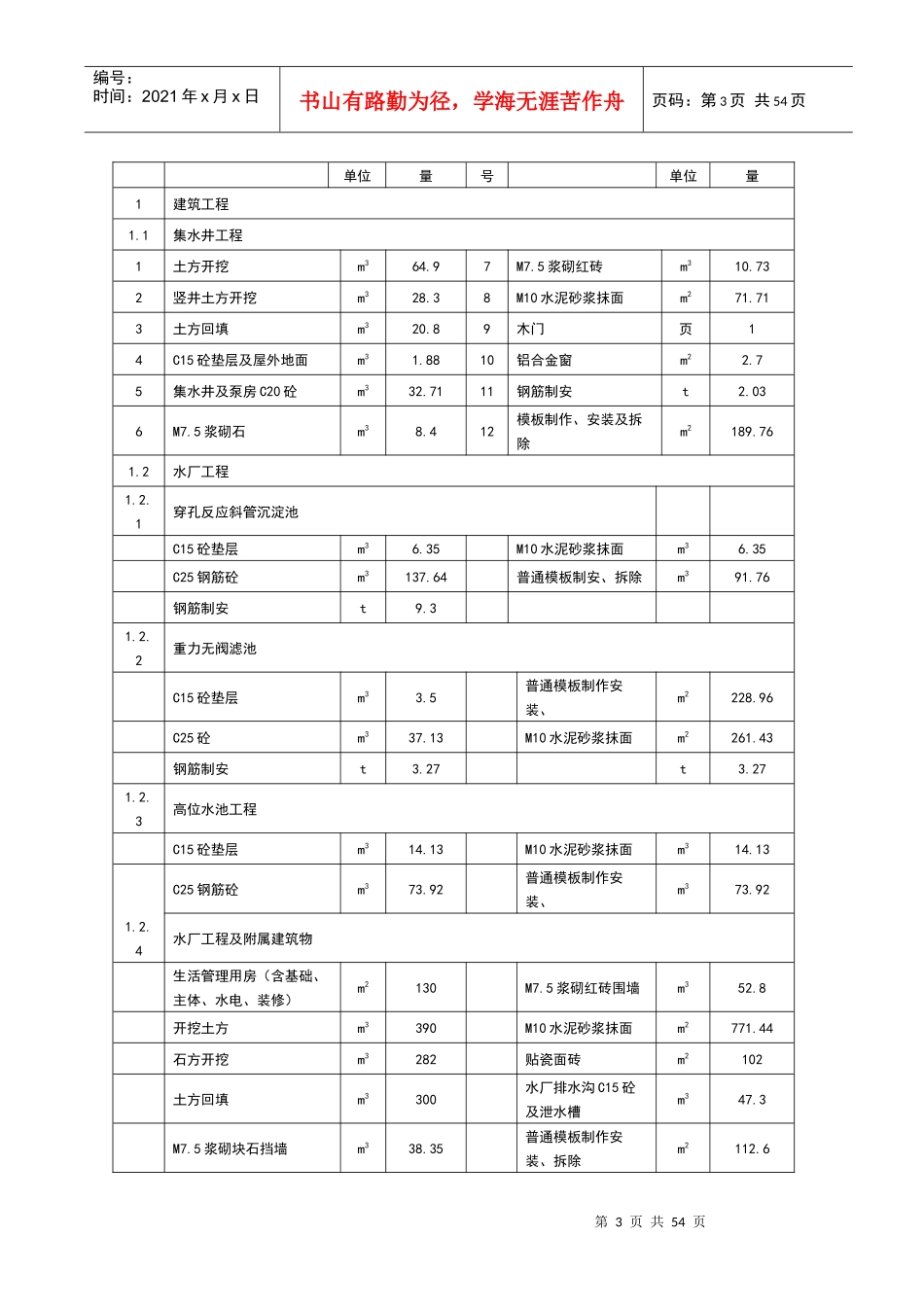西洋江供水工程施工管理工作报告终稿_第3页