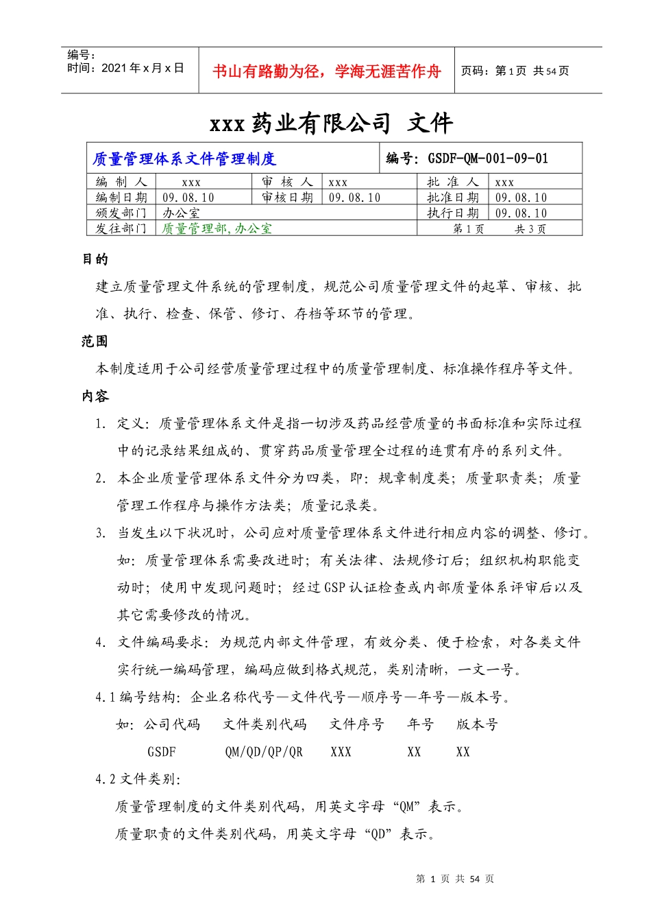 药品批发企业管理制度范本_第3页