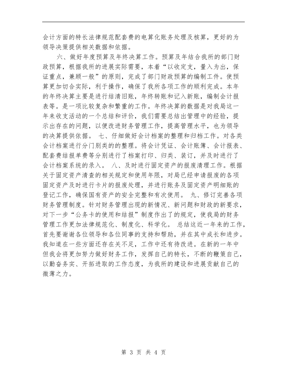 2024年度财务会计工作总结最新_第3页