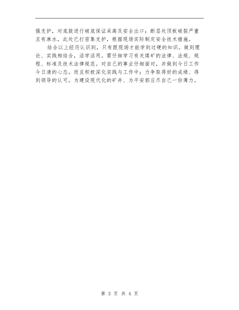 2024年采矿技术员工作总结范文【最新版】_第3页