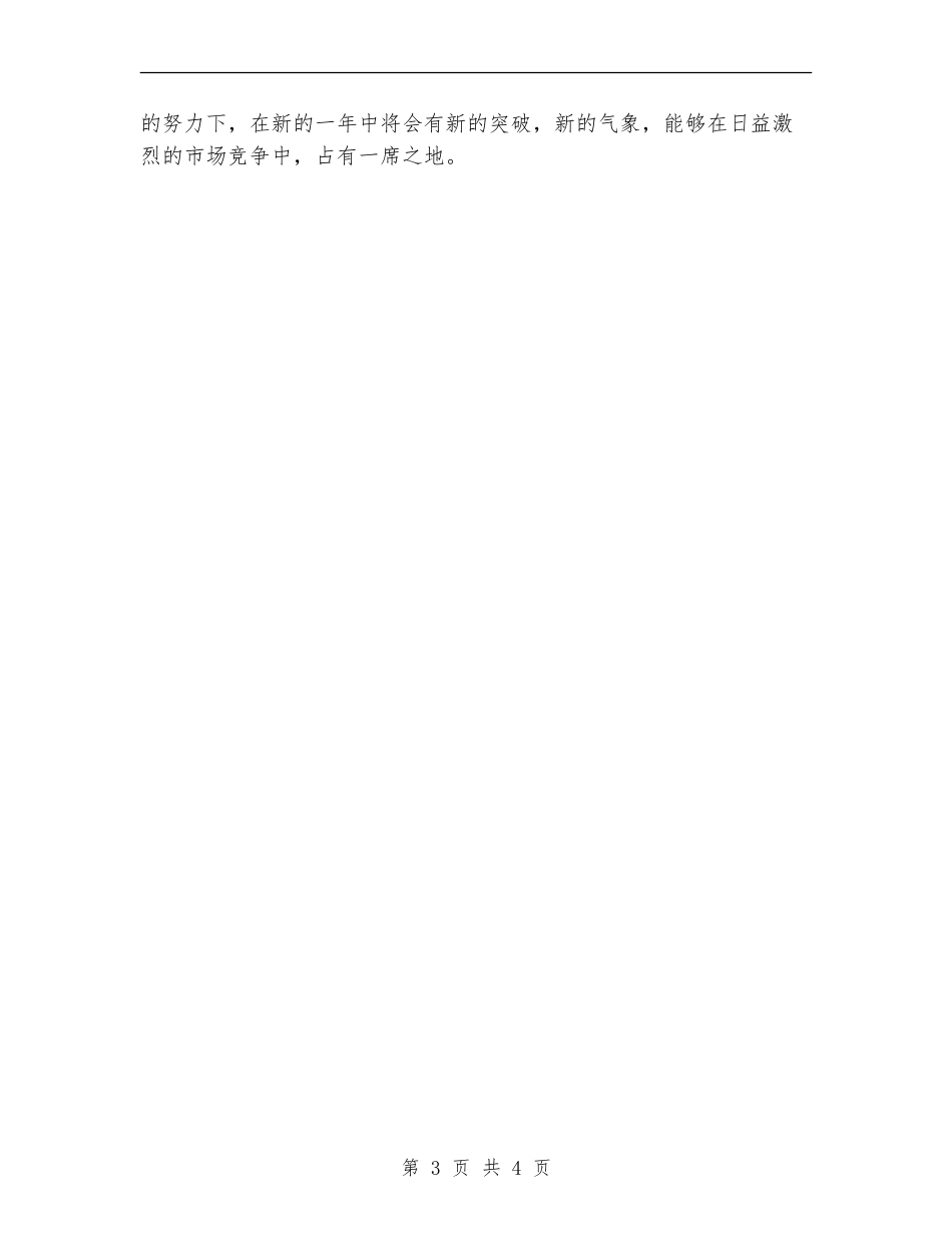 企业营销人员年末总结_第3页