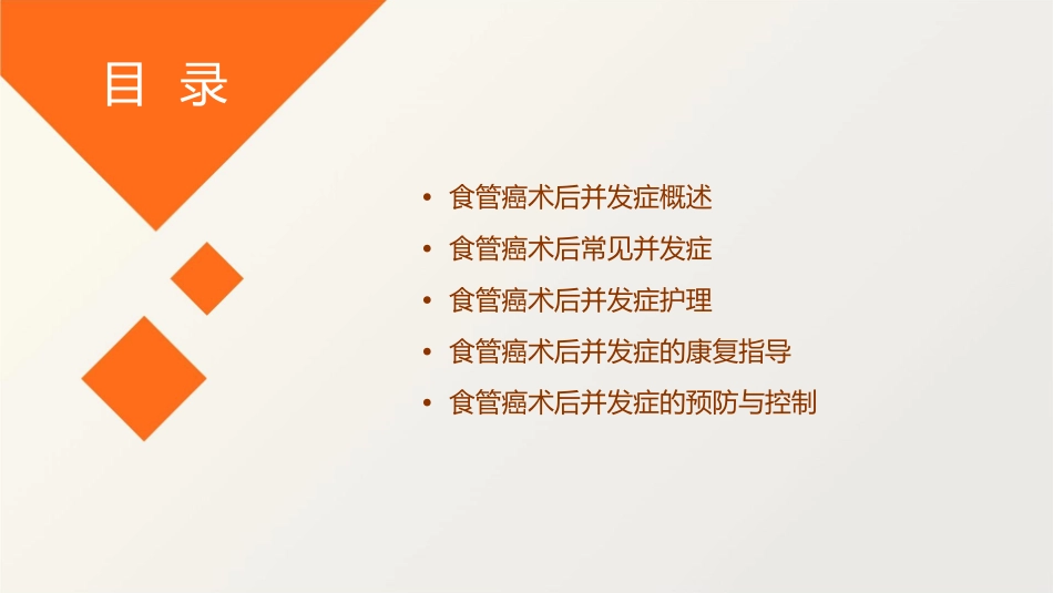 食管癌术后并发症护理课件_第2页