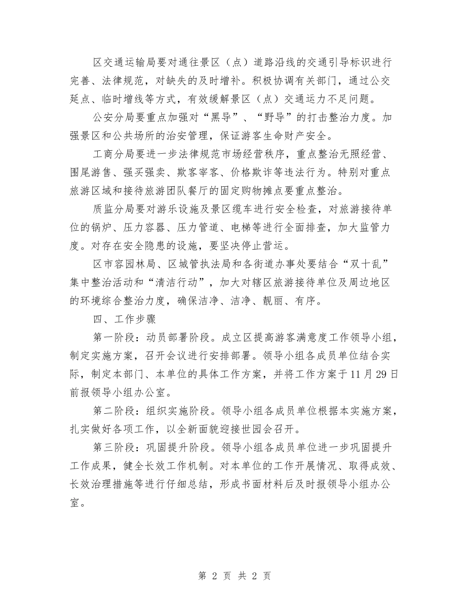 区委游客满意度增长行动方案_第2页