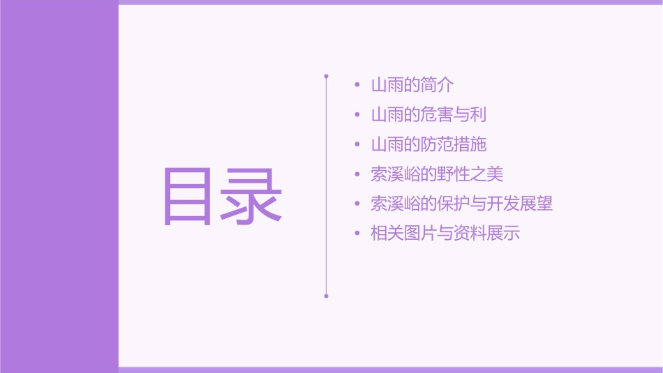 山雨及索溪峪的野课件_第2页