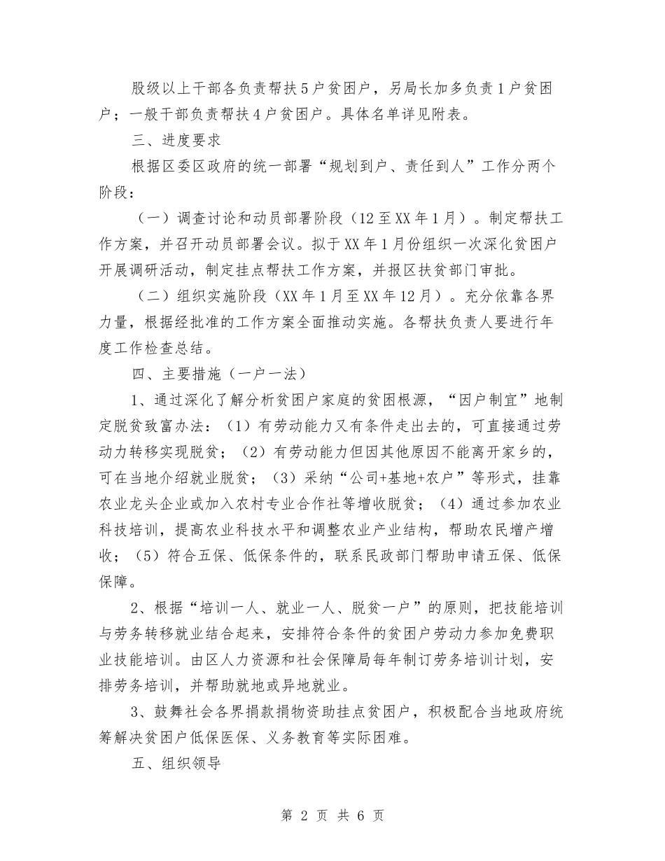 2024年科技局帮扶村扶贫开发规划方案与2024年科技局年工作计划汇编_第2页