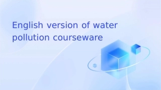 水污染英文版课件