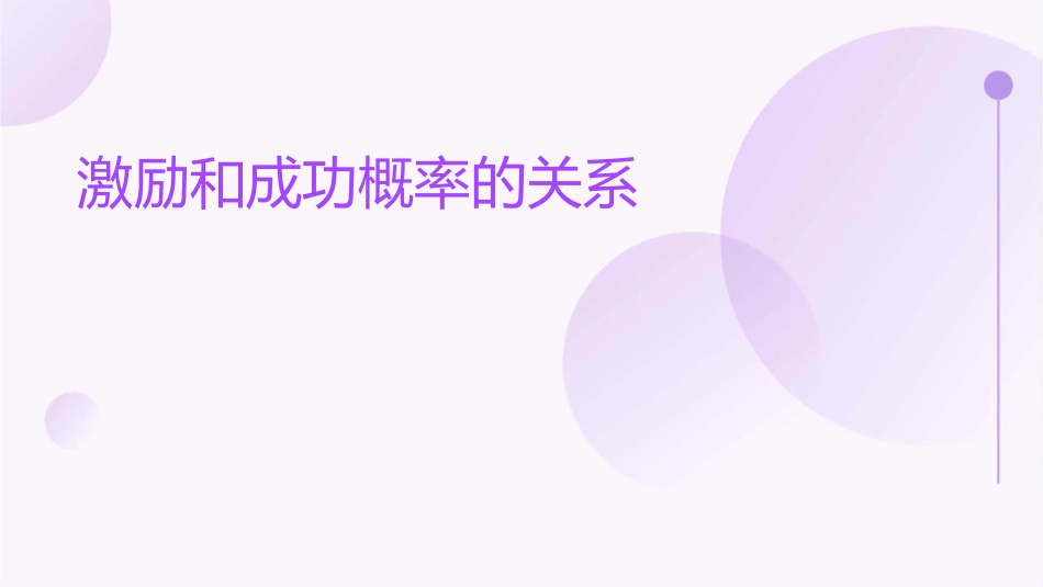 激励和成功概率的关系课件_第1页