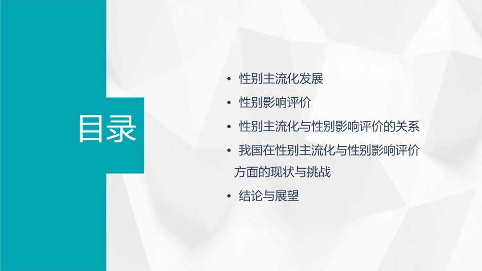 性别主流化发展与运用性别影响评价课件_第2页