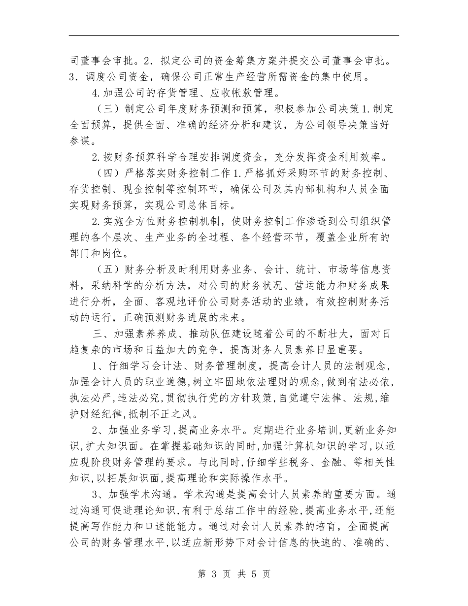 新公司2024年的财务工作计划_第3页