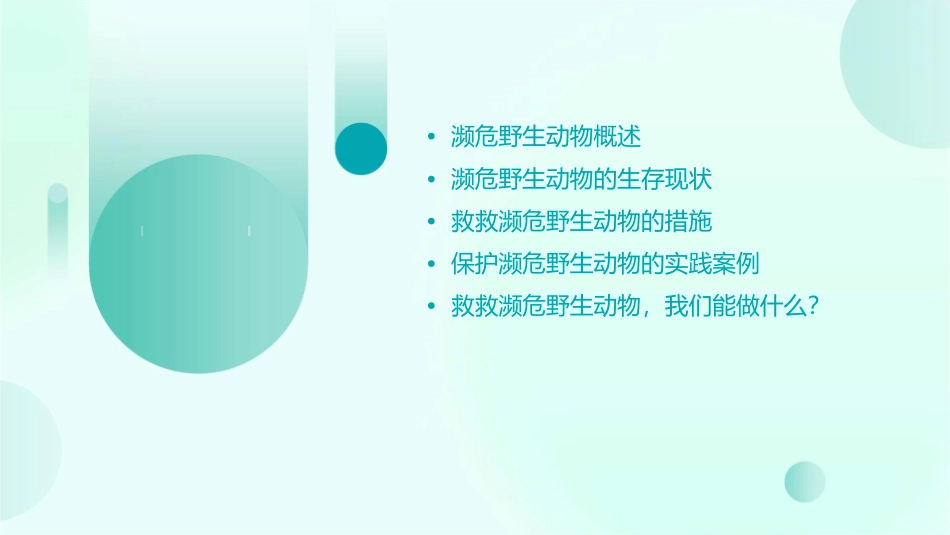 救救濒危野生动物课件_第2页