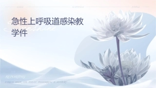 急性上呼吸道感染杨教学课件