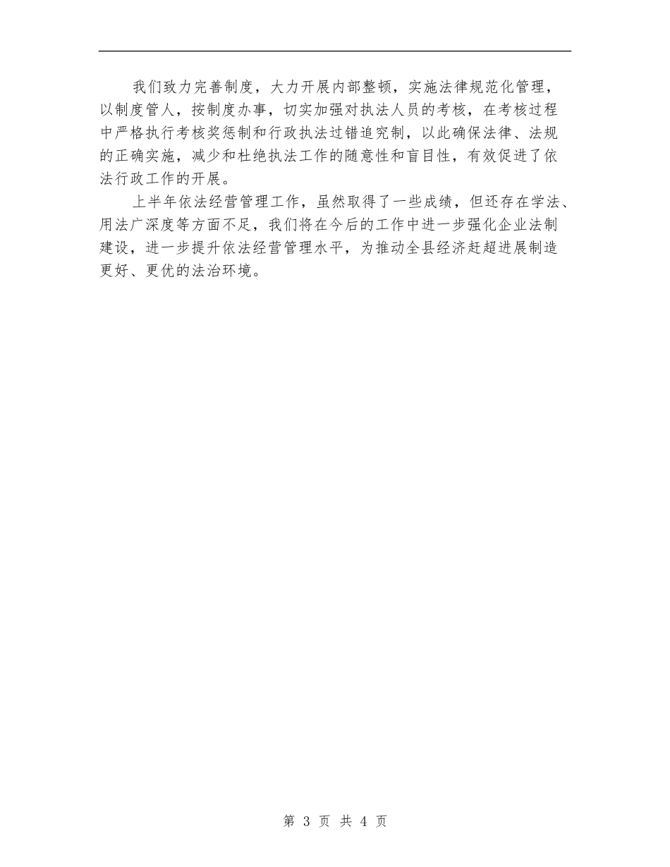 商贸总公司依法经营管理工作总结【新版】_第3页