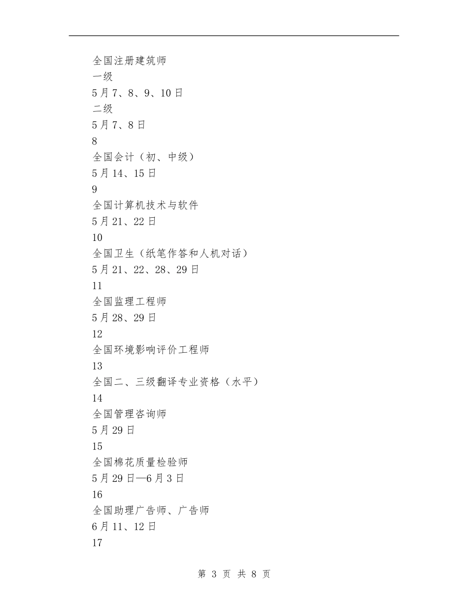 房产经纪人工作计划通知新编_第3页