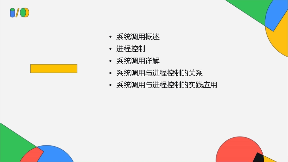 系统调用及进程控制课件_第2页