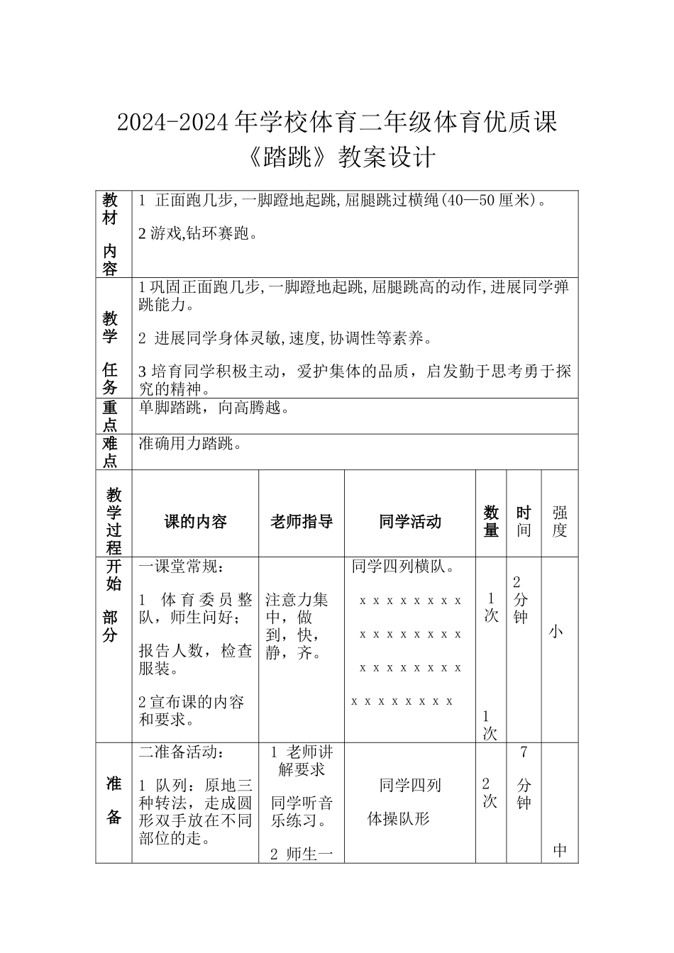 2024-2024年小学体育与健身水平二《快乐跳绳》说课稿_第3页